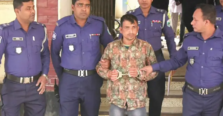 পুলিশ হেফাজতে গ্রেপ্তার আসামি